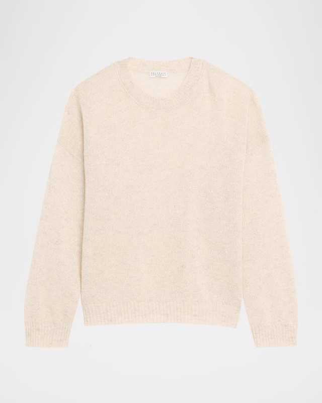 Micro Sequined Mohair Sweat